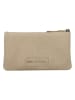 HIDE & STITCHES Leder-Umhängetasche in Beige - (B)21 x (H)12 x (T)2 cm