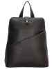 HIDE & STITCHES Leder-Rucksack in Schwarz - (B)24 x (H)29 x (T)10 cm