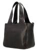 HIDE & STITCHES Leder-Henkeltasche in Braun - (B)22 x (H)18 x (T)12 cm