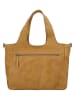 HIDE & STITCHES Leder-Henkeltasche in Hellbraun - (B)34 x (H)28 x (T)15 cm