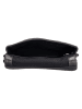 HIDE & STITCHES Leren schoudertas "Porto" zwart - (B)19 x (H)11,5 x (D)5 cm