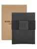 HIDE & STITCHES Leder-Kartenetui "Japura" in Schwarz - (B)7 x (H)9,5 x (T)0,5 cm