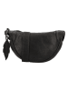 HIDE & STITCHES Leder-Umhängetasche in Schwarz - (B)29 x (H)18 x (T)10 cm