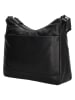 HIDE & STITCHES Leder-Umhängetasche in Schwarz - (B)21 x (H)31 x (T)9 cm