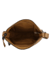 HIDE & STITCHES Leder-Umhängetasche "Porto" in Hellbraun - (B)23 x (H)23 x (T)4 cm