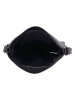 HIDE & STITCHES Leder-Umhängetasche "Porto" in Schwarz - (B)23 x (H)23 x (T)4 cm