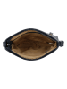 HIDE & STITCHES Leder-Umhängetasche in Dunkelblau - (B)21 x (H)18 x (T)5 cm