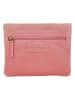 HIDE & STITCHES Leder-Umhängetasche in Rosa - (B)21 x (H)17 x (T)4 cm
