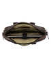 HIDE & STITCHES Leder-Businesstasche in Braun - (B)39,5 x (H)30 x (T)7 cm
