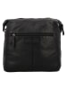 HIDE & STITCHES Leder-Umhängetasche "Paint Rock" in Schwarz - (B)29 x (H)27 x (T)9 cm
