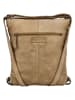 HIDE & STITCHES Skórzana torebka w kolorze beżowym - 34 x 35 x 6 cm