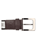 HIDE & STITCHES Riem "Santa Fe" donkerbruin