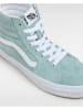 Vans Leder-Sneakers "SK8-Hi" in Hellblau