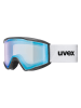 Uvex Ski-/ Snowboardbrille "Blast FM" in Hellblau/ Weiß