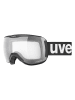 Uvex Ski-/ Snowboardbrille "Downhill 2100 clear" in Grau/ Schwarz