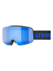Uvex Ski-/snowboardbril "Pwdr FM" blauw/zwart