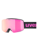 Uvex Ski-/snowboardbril "Pwdr FM" roze/zwart