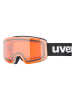 Uvex Ski-/ Snowboardbrille "Pwdr LG" in Orange/ Schwarz