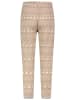Sublevel Hose in Hellbraun/ Weiß