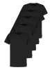Sublevel 5er-Set: Shirts in Schwarz