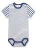 Sanetta Romper wit/blauw