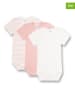 Sanetta 3er-Set: Bodys in Rosa/ Weiß