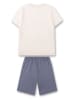 Sanetta Pyjama in Creme/ Blau