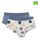 Sanetta 2er-Set: Slips in Blau/ Creme