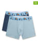 Sanetta 2-delige set: boxershorts lichtblauw/blauw