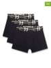 Sanetta 3-delige set: boxershorts zwart