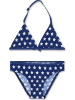 Sanetta Kidswear Bikini in Dunkelblau/ Weiß