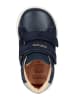 Geox Leren sneakers "Biglia" donkerblauw/goudkleurig