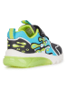Geox Sneakersy "Lights - Ciberdron" w kolorze granatowo-zielonym