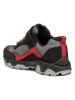 Geox Trekkingschuhe "Magnetar" in Schwarz/ Rot/ Grau