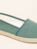 kitz-pichler Espadrilles "Camping Linen uni V" in Grün