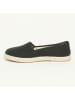 kitz-pichler Espadrilles "Camping Linen uni V" in Schwarz