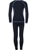Trollkids 2tlg. Funktionswäsche-Set "Kids Merino Baselayer" in Anthrazit/ Blau