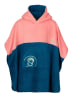 Trollkids Badeponcho "Kvalvika" in Rosa/ Dunkelblau