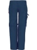 Trollkids Spodnie trekkingowe Zipp-Off "Oppland" - Regular fit - w kolorze granatowym