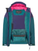 Trollkids Ski-/ Snowboardjacke "Hallingdal" in Petrol/ Lila