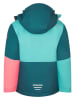 Trollkids Ski-/snowboardjas "Hallingdal" turquoise/koraalrood