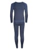 Trollkids 2-delige functionele ondergoedset "Hemsedal Baselayer" donkerblauw