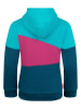 Trollkids Sweatvest "Alesund" turquoise/roze/blauw