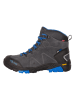 Trollkids Leder-Wanderboots "Trollsteinen Hiker Mid" in Anthrazit
