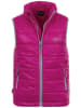 Trollkids Functionele bodywarmer "Trondheim" roze/grijs
