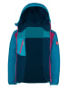 Trollkids Wende-Winterjacke "Sandvika" in Dunkelblau/ Pink