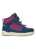 Trollkids Leren wandelboots "Gryllefjord Mid Cut" beskleurig/blauw
