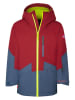 Trollkids Ski-/ Snowboardjacke "Kongsberg" in Braunrot/ Blau