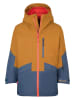 Trollkids Ski-/ Snowboardjacke "Kongsberg" in Hellbraun/ Blau