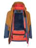 Trollkids Ski-/ Snowboardjacke "Kongsberg" in Hellbraun/ Blau